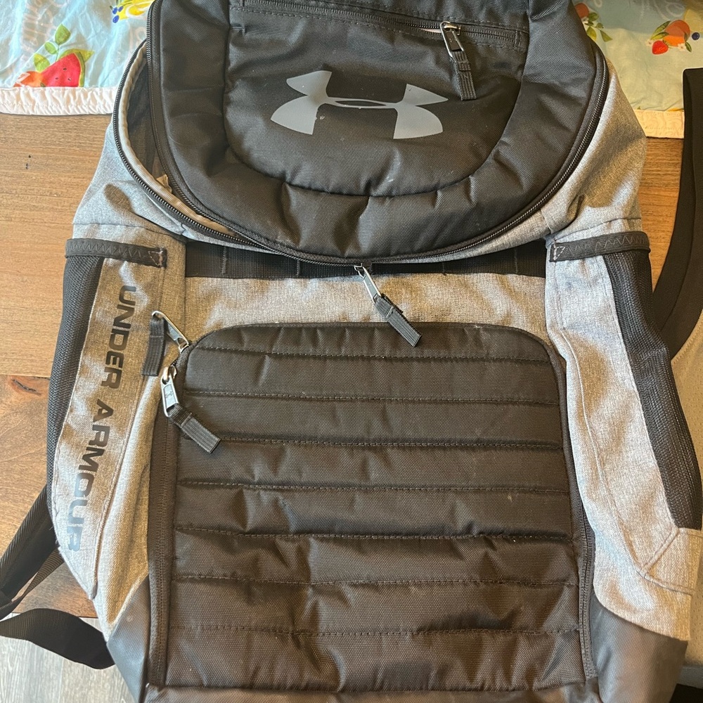 Under Armour Black and Gray Men's Backpack